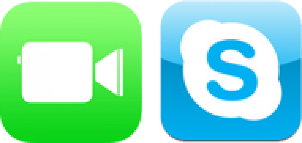 Facetime-skype - Skype And Facetime (980x466)