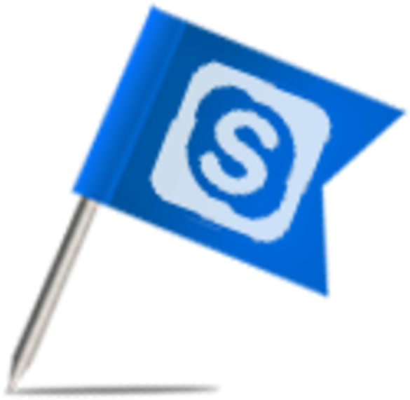 Skype Clip Art Clipart - Sign (600x600)