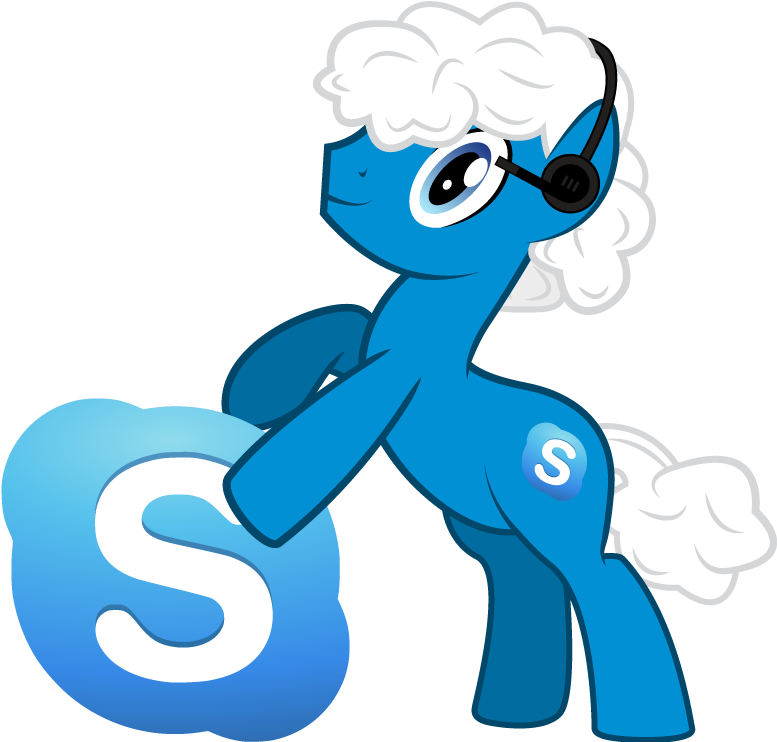 Skype Pony Icon By Silentmatten - Skype My Little Pony (800x800)