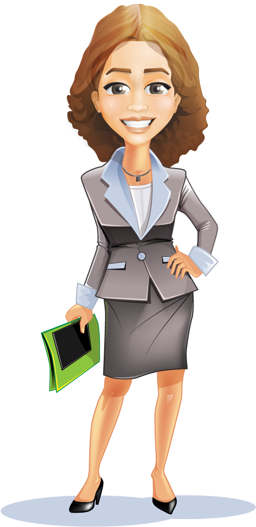 Women Cartoon Clipart - Write & Publish Your Book (1000x1112)