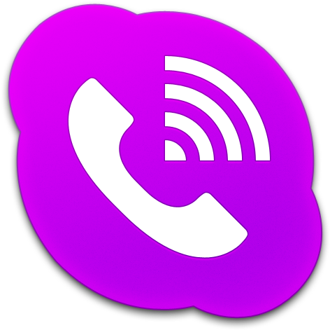 Skype Phone Alt Purple Icon Png - Purple Phone Icons (512x512)