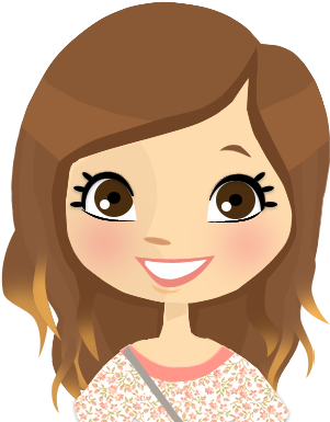 #tip 3 - Brown Haired Cartoon Girl (427x419)