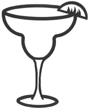 Margarita Glasses - Clip Art Margarita Glass (500x500)