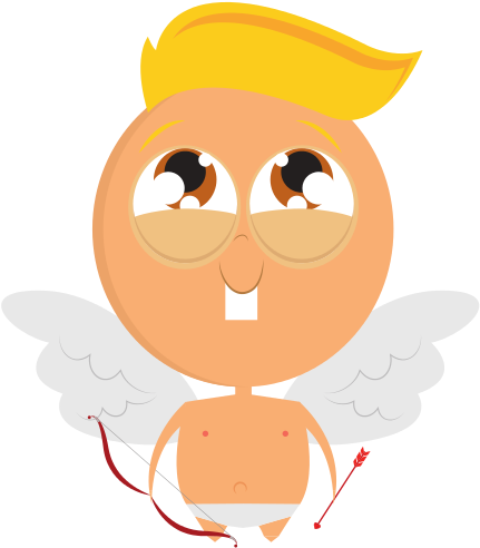 Cupid Icon Vector - Illustration (550x550)