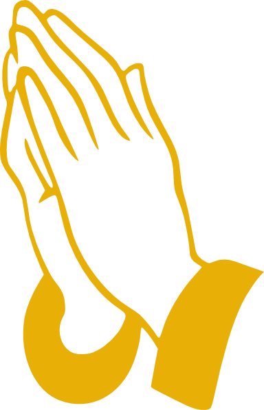 Praying Hands Clipart (384x595)