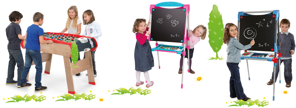 Игры От Smoby - Smoby My Big Board Rosa (1277x488)