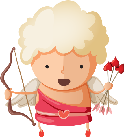 Cupid Valentines Day Icon - Cupid Valentines Day Icon (529x599)