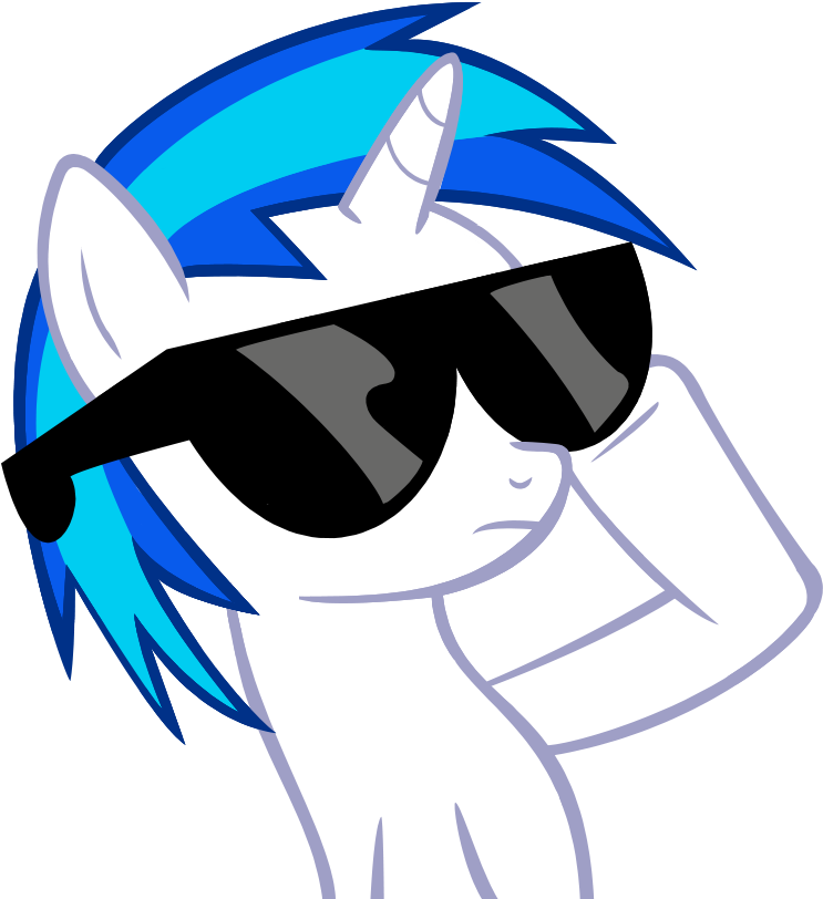 Vinyl Scratch Glasses By Iamthegreatlyra - Vinyl Scratch Png (900x907)