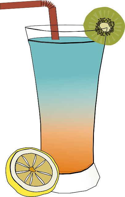 Below Are Some Of The More Popular Mocktail Recipes - Juice Glass Clip Art (406x640)