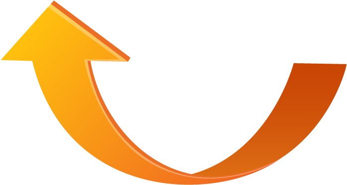 Arrow Clipart Curve Arrow - Curved Arrow Png (721x413)