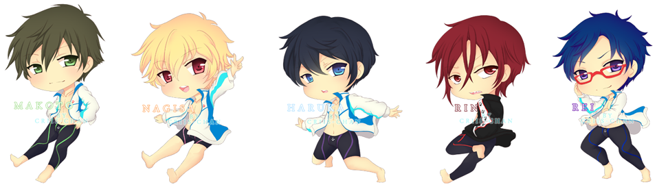 Supercute Chibis To Draw And Paint Giantsized Fun From - Chibis De Free (1042x334)