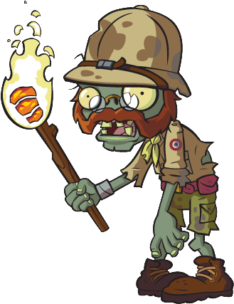 Explorer Zombie - Zombies Plants Vs Zombies (336x435)