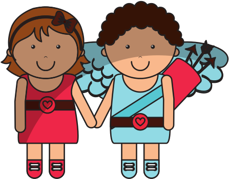 Cupid Angel Character Icon - Illustration (550x550)