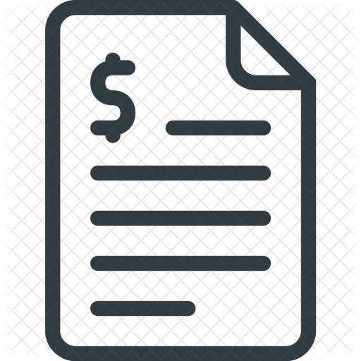 Finance Icon - Invoice Icon Png (512x512)
