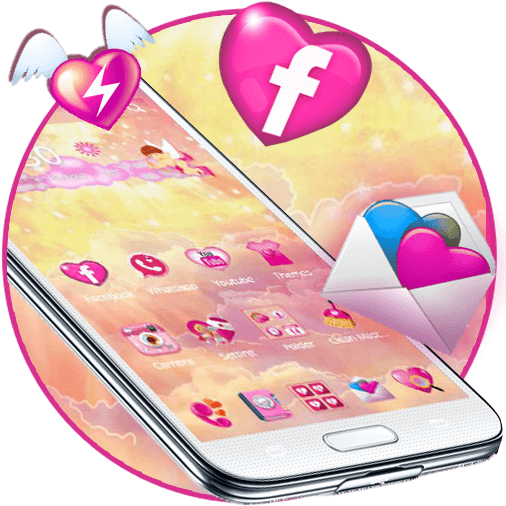 Valentine Love Cupid Theme - Mobile Phone (512x512)