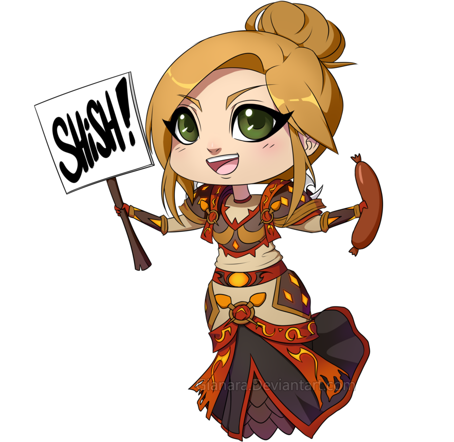 Gianara 14 10 Wow Chibi - Chibi World Of Warcraft Mage (1024x1024)