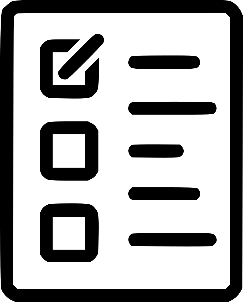 Checklist List Paper Receipt Report - Shopping (790x980)