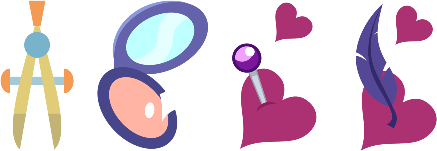 Canterlot Boutique Customers' Cutie Marks [canon] By - Mlp Citrus Blush Cutie Mark (1499x532)