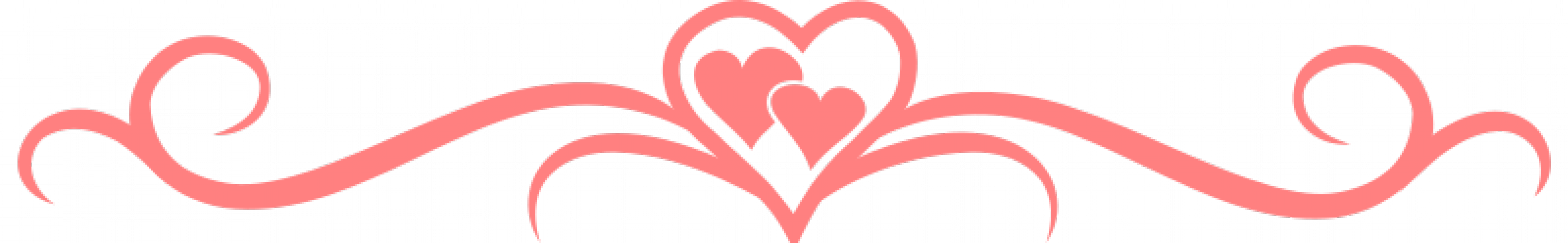 Cha De Panela Desenho Vetor - Hearts In A Line (3225x500)