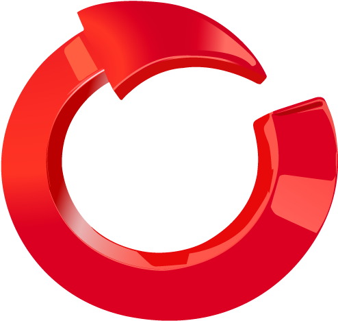 Circle Arrow Red Pixshark - Portrait Of A Man (500x500)