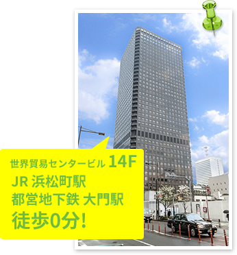 世界貿易センタービル14f Jr浜松町駅 都営地下鉄大門駅 徒歩0分！ - Hamamatsuchō Station (346x372)