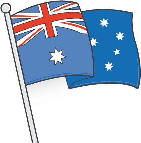 Flag Of Australia Flag Of Australia Decal Sticker - Flag Of Australia Flag Of Australia Decal Sticker (561x510)