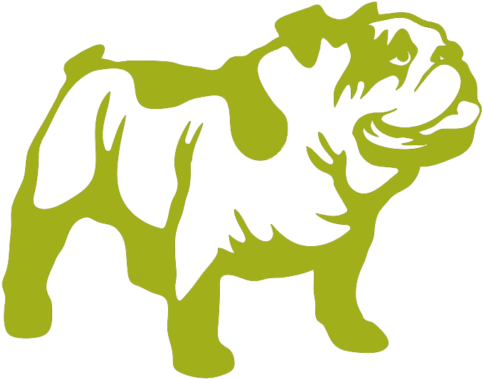 English Bulldog Black And White Drawing (512x512)