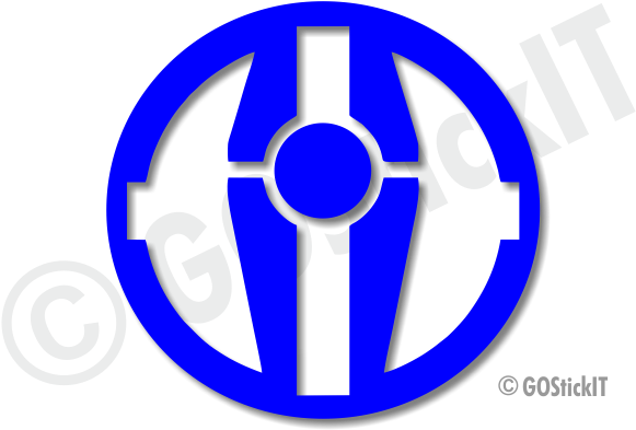 Star Wars Sith Empire Emblem Decal - Empire Logo First Order (637x434)