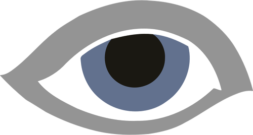 Blue Eye Vector Drawing - Euclidean Vector (635x340)