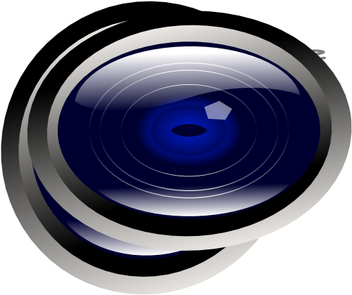 Camera Eye Clip Art - Circle (600x507)