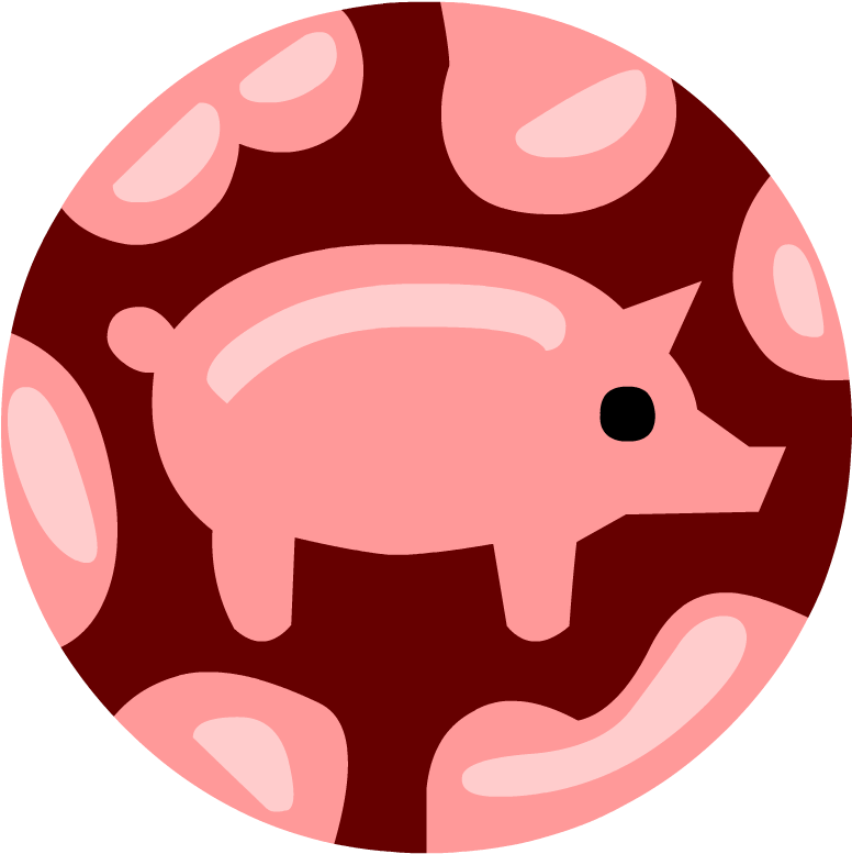 Swine Flu - Circle (880x880)