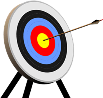 Archery Target Clip Art (352x352)