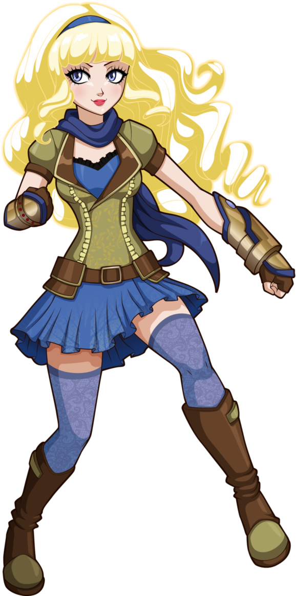 An Attempt At Drawing My Girlies In The Style Of The - Custom Ever After High Rwby Dolls (652x1223)