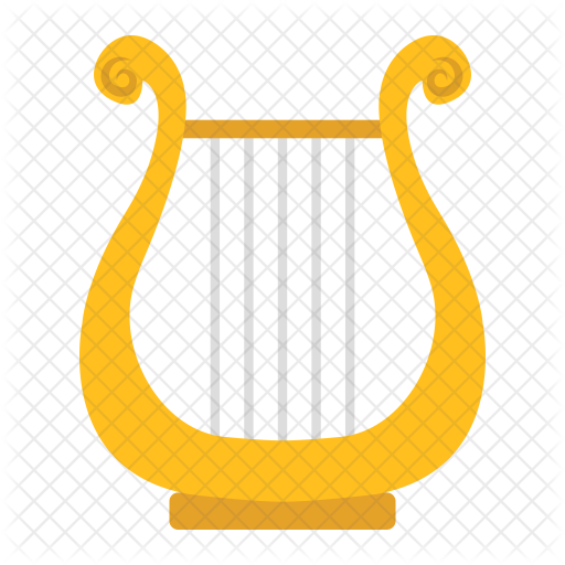 Ancient Lyre Icon - Ancient Greek Harp (512x512)