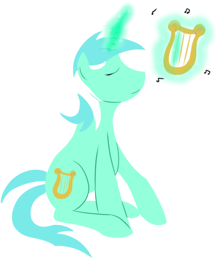 Anxiousshadowpetals, Lyra Heartstrings, Lyre, Magic, - Illustration (800x950)