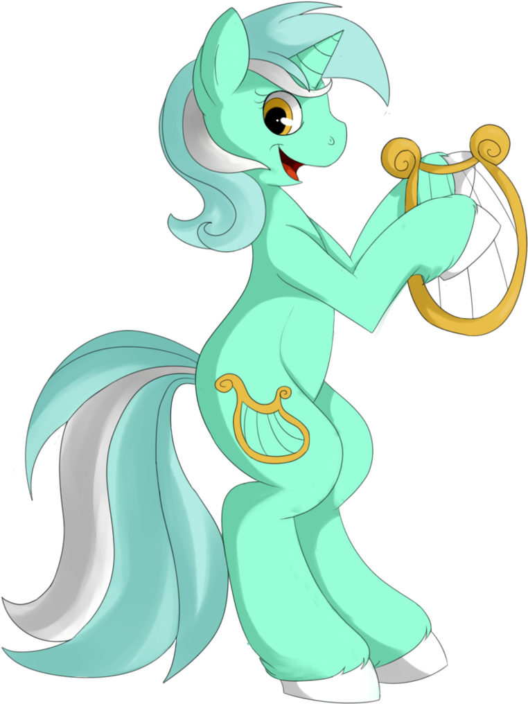 Letirary, Bipedal, Dead Source, Hooves, Lyra Heartstrings, - Cartoon (773x1034)