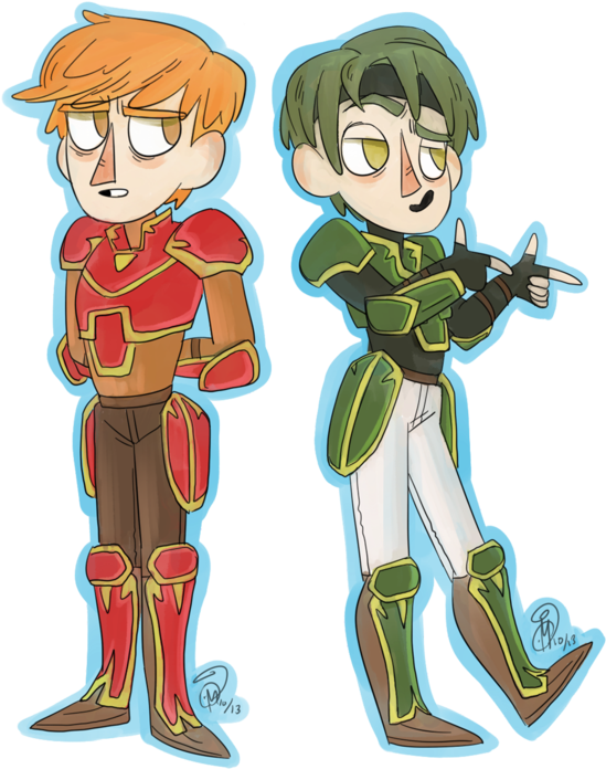 Camilleonn 14 0 Sain And Kent By Camilleonn - Cartoon (600x742)