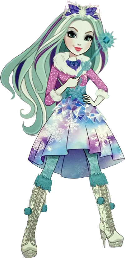Mattel Ever After High Epic Winter Crystal Winter Doll - Mattel Ever After High Epic Winter Crystal Winter Doll (422x847)