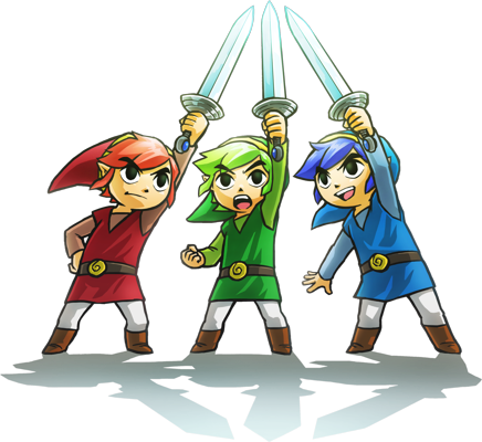The Next Option, Is To Once Again Go Crazy And Really - Legend Of Zelda Triforce Heroes (436x400)