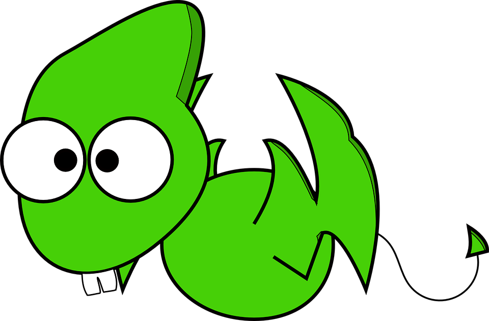 Dino Cartoon 7, Buy Clip Art - Cartoon Dragon Transparent Background (1280x842)