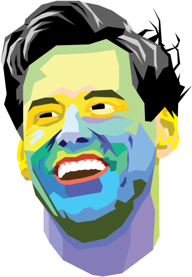 Jim Carrey Actor Low Poly Hd Wallpaper Desktop Background - Jim Carrey Wallpaper Hd (748x821)