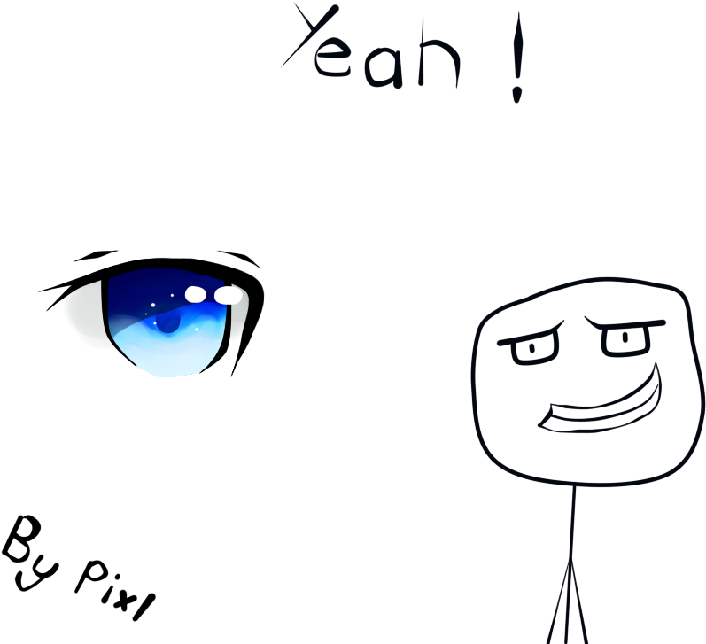 My First Anime Eye By Pixldragon - Cartoon (1024x768)