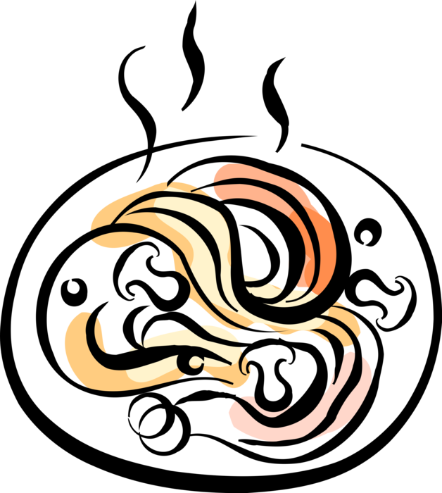 Vector Illustration Of Flour And Egg Unleavened Dough - Vector Illustration Of Flour And Egg Unleavened Dough (628x700)