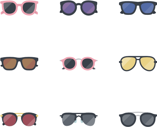 Eye Glasses Vector Icon Hipster Glasses Stock Vector - Eyeglasses Icons (600x564)