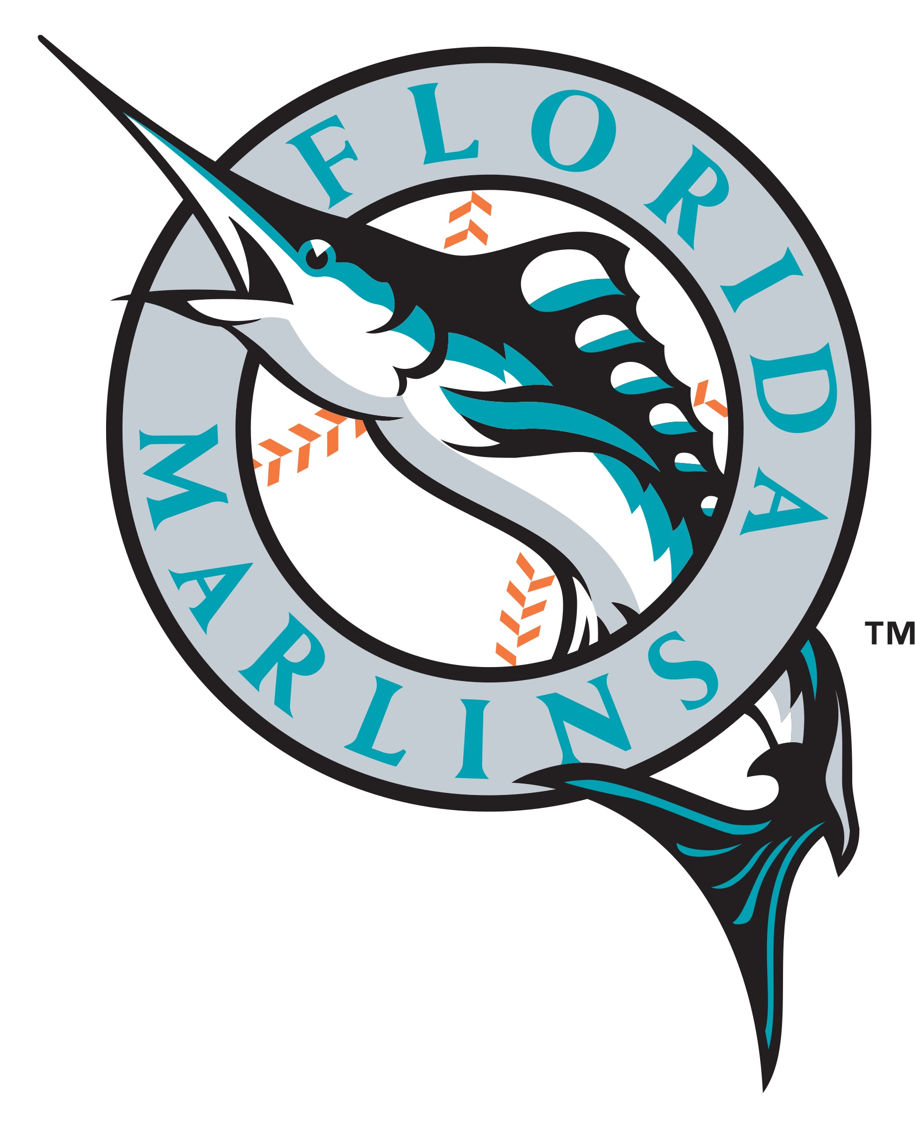 Miami Marlins Mlb Los Angeles Angels Logo Baseball - Miami Marlins Mlb Los Angeles Angels Logo Baseball (1920x2365)