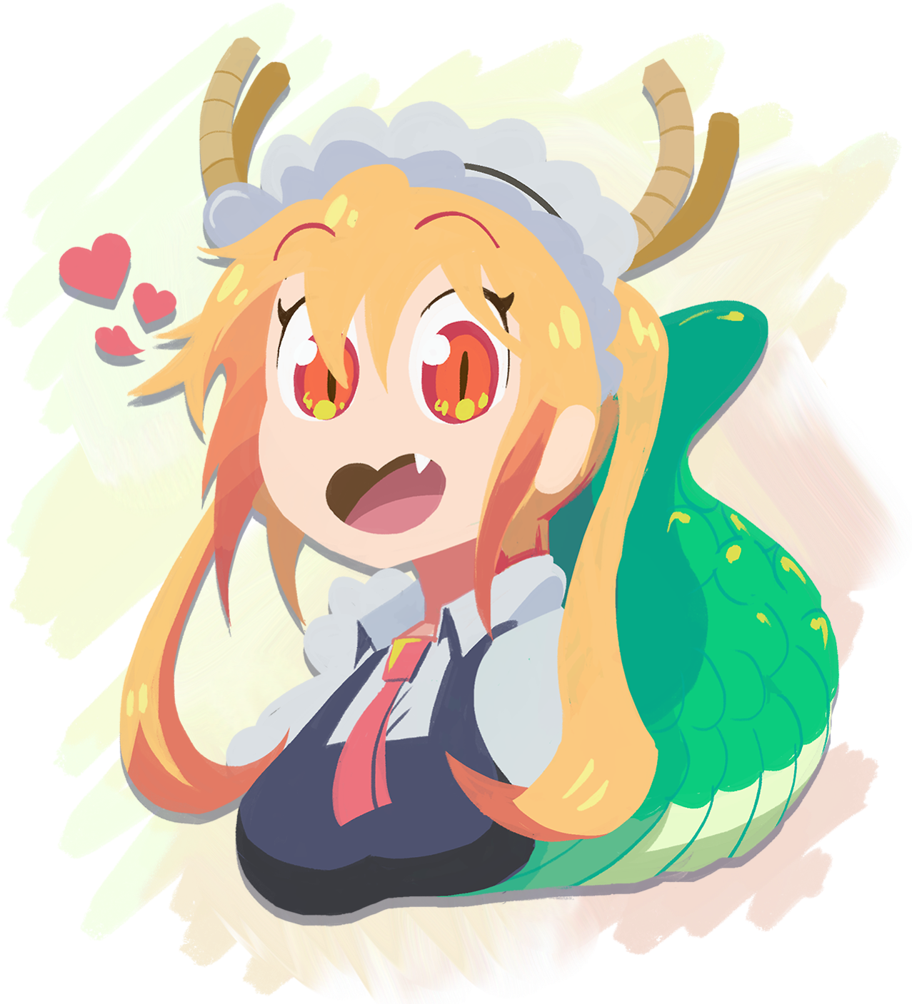 Go To Link - Dragon Maid Pixel Art (1280x1433)
