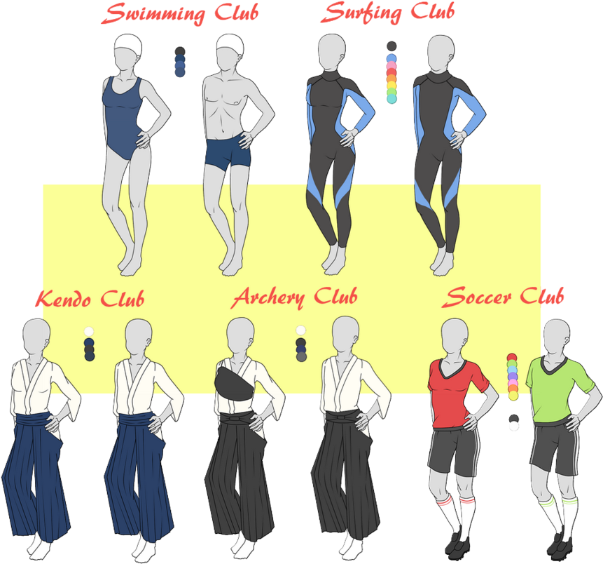 Club Uniform By Yurikax3chan - Team (966x827)