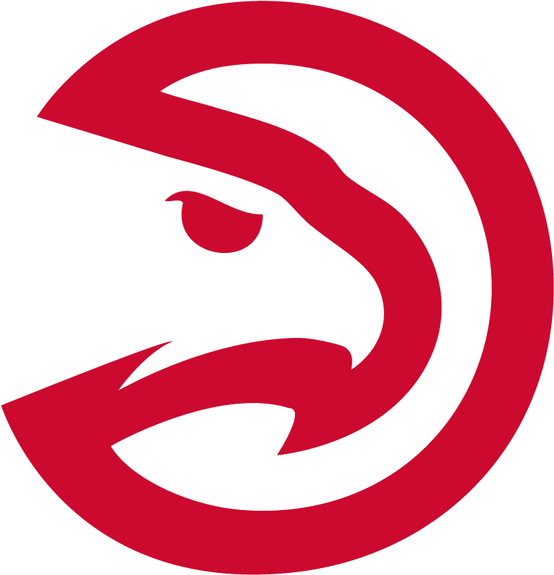 Atlanta Hawks Logo Pacman - Atlanta Hawks (1100x1100)