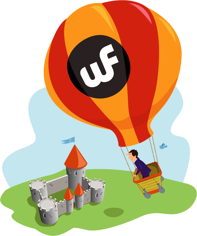 Keep A Lookout - Hot Air Balloon (637x766)