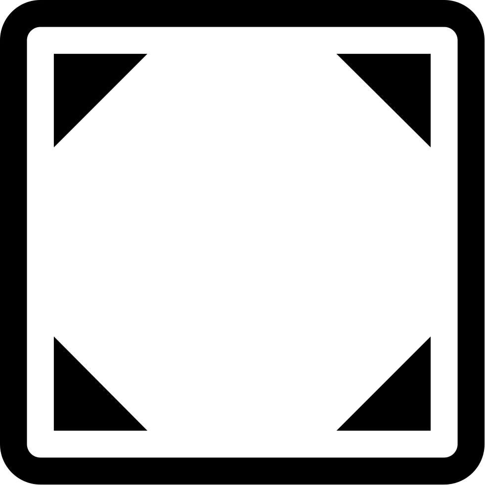 Square Black Frame Png - Question Mark Box Png (981x981)